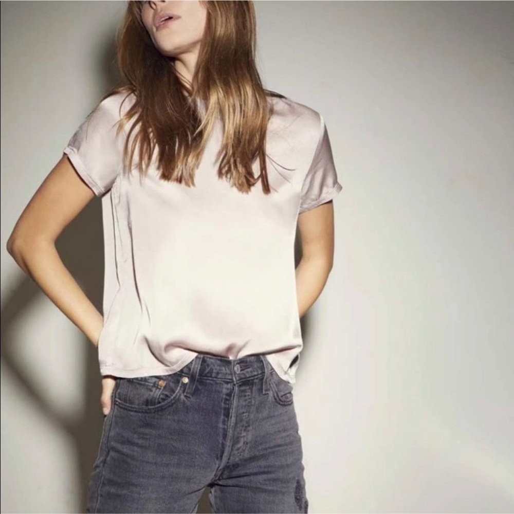 Nation LTD Marie Sateen Boxy Crop